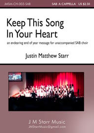 Keep This Song In Your Heart SAB Middle School choral sheet music cover Thumbnail